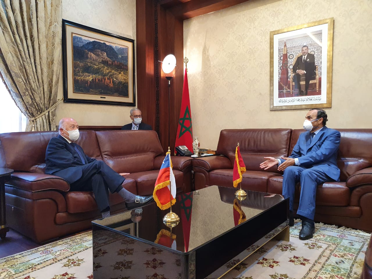 رئيس مجلس النواب يستقبل سفير الشيلي بالرباط