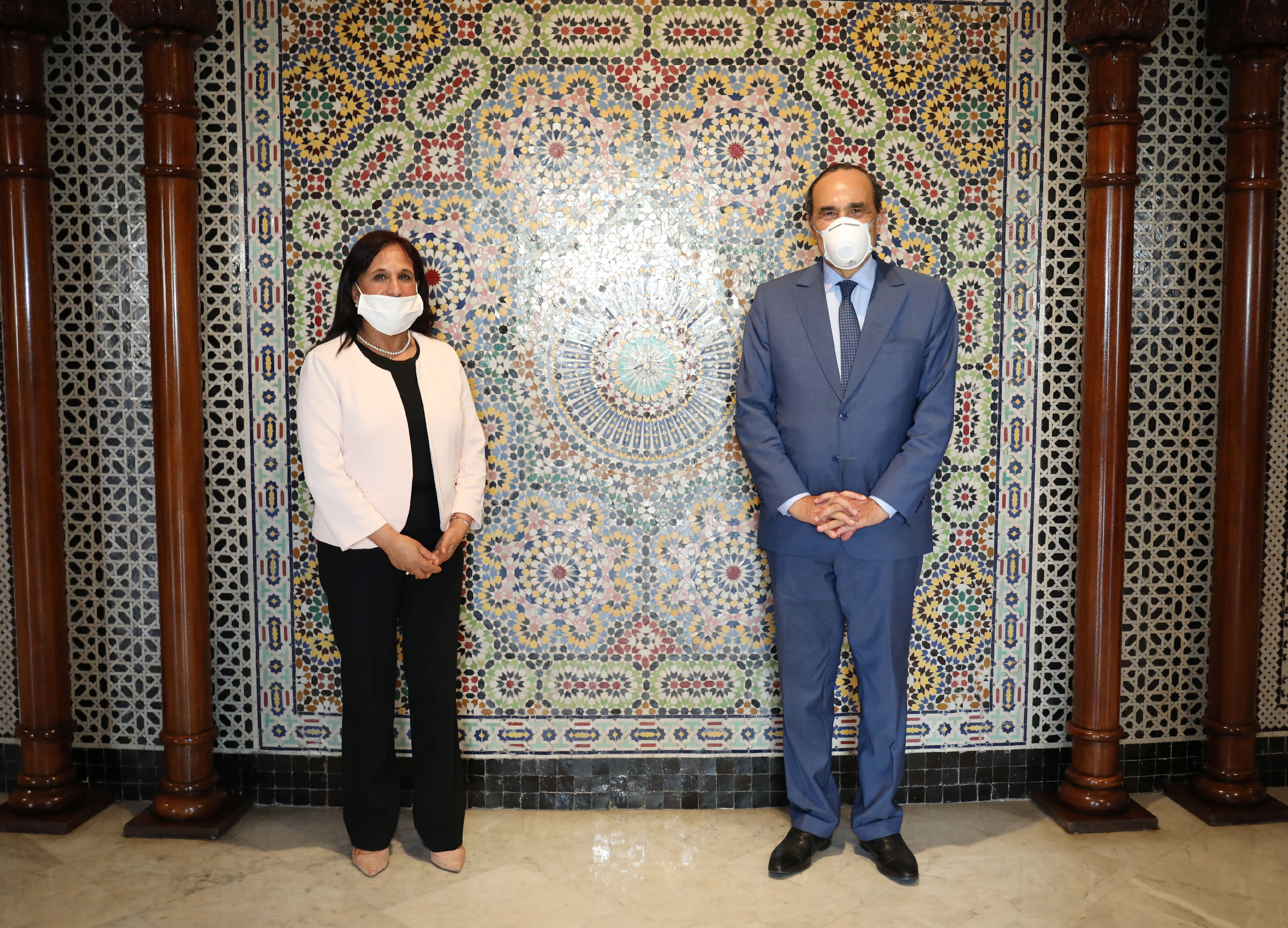 رئيس مجلس النواب ورئيسة المجلس الوطني لحقوق الإنسان يتفقان على تعزيز التعاون بين المؤسستين