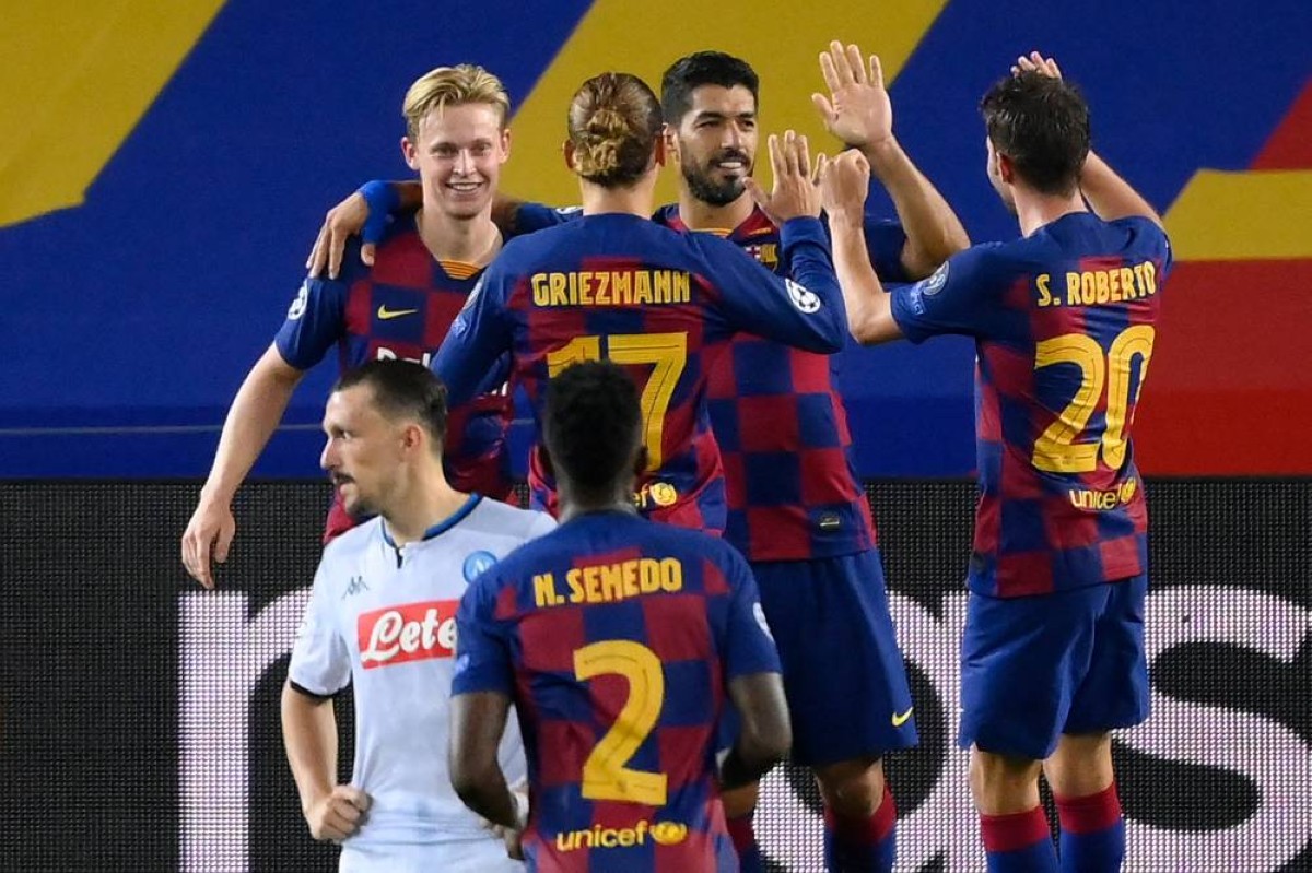 برشلونة يضرب موعدا ناريا مع العملاق بايرن ميونيخ...‎ 