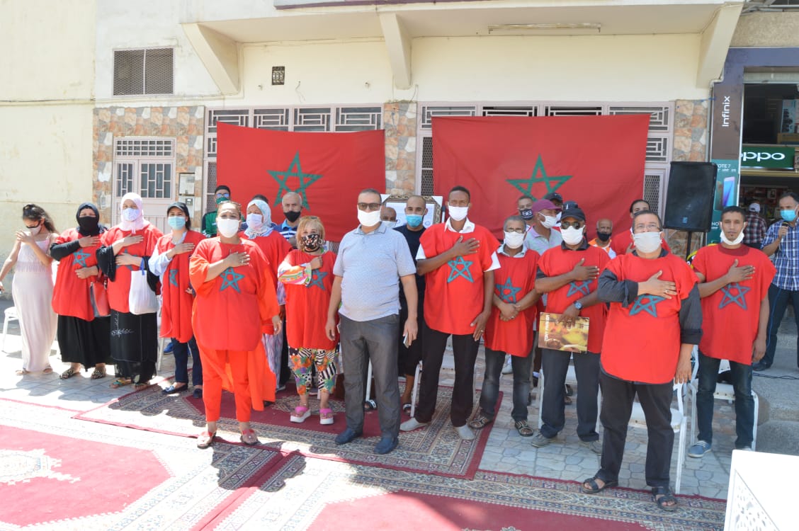 تنظم جمعية منى لدعم قدرات نسائية حملة تحسيسية للتوعية بخطورة فيروس كورونا بمشاركة جمعية الأشبال A.S.A.B.M.بمكناس .صباح يوم 03/09/2020 .