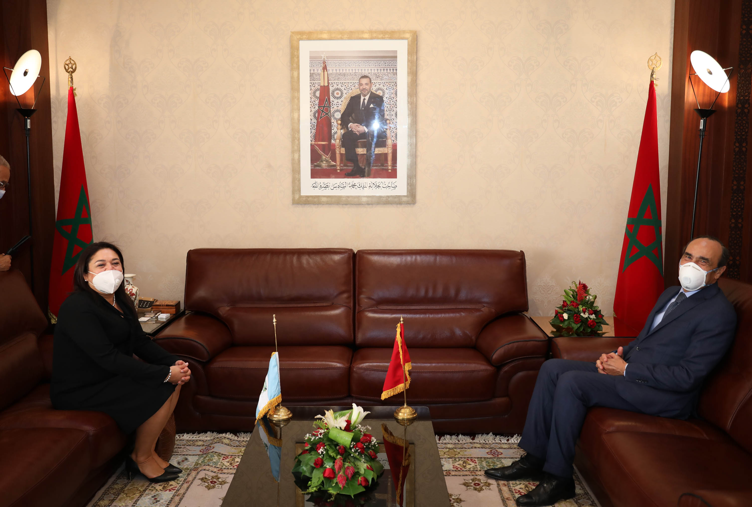 خلال استقبالها من طرف رئيس مجلس النواب  سفيرة غواتيمالا تجدد التأكيد على الموقف الثابت لبلادها الداعم للوحدة الترابية للمملكة