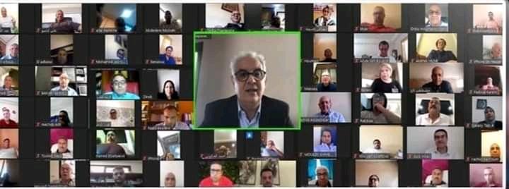 العرض السياسي للأستاذ نزار بركة الأمين العام لحزب الاستقلال  في افتتاح أشغال  الدورة السابعة للجنة المركزية عن بعد