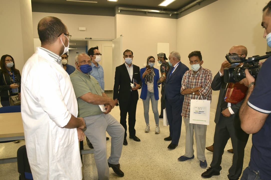 حديث الصورة الصناعية  المستوحات من العمل التشاركي بين مجلس جهة فاس مكناس  والجامعة الاورومتوسطية بفاس وبعض شركاؤهما  في  خراج مشروع المنطقة الصناعية فاس سمارت فاكتوري