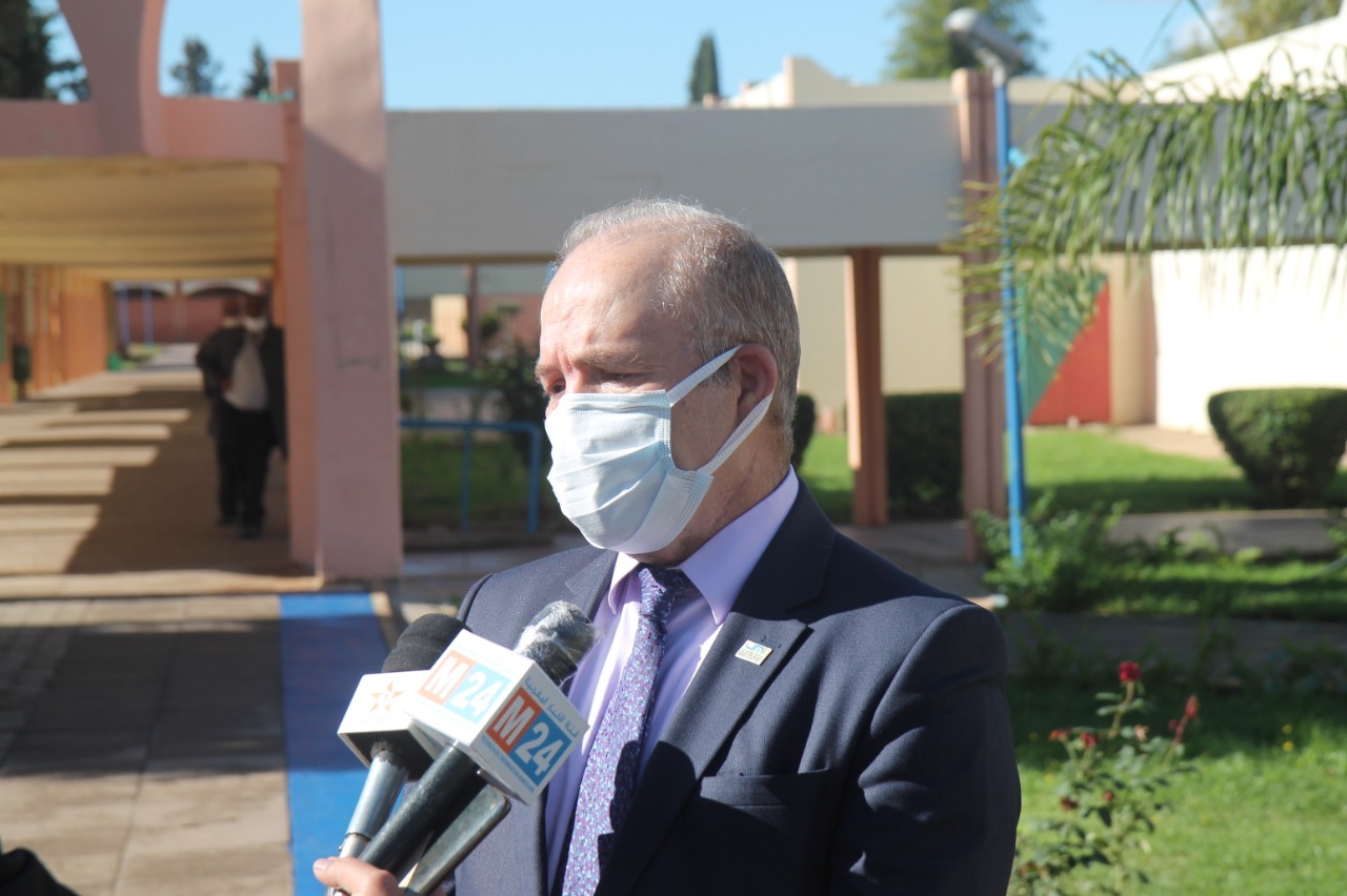 سعيد أمزازي وزير التربية الوطنية والتكوين المهني والبحث العلمي في زيارة لجامعة مولاي إسماعيل بمكناس ( فيديو)