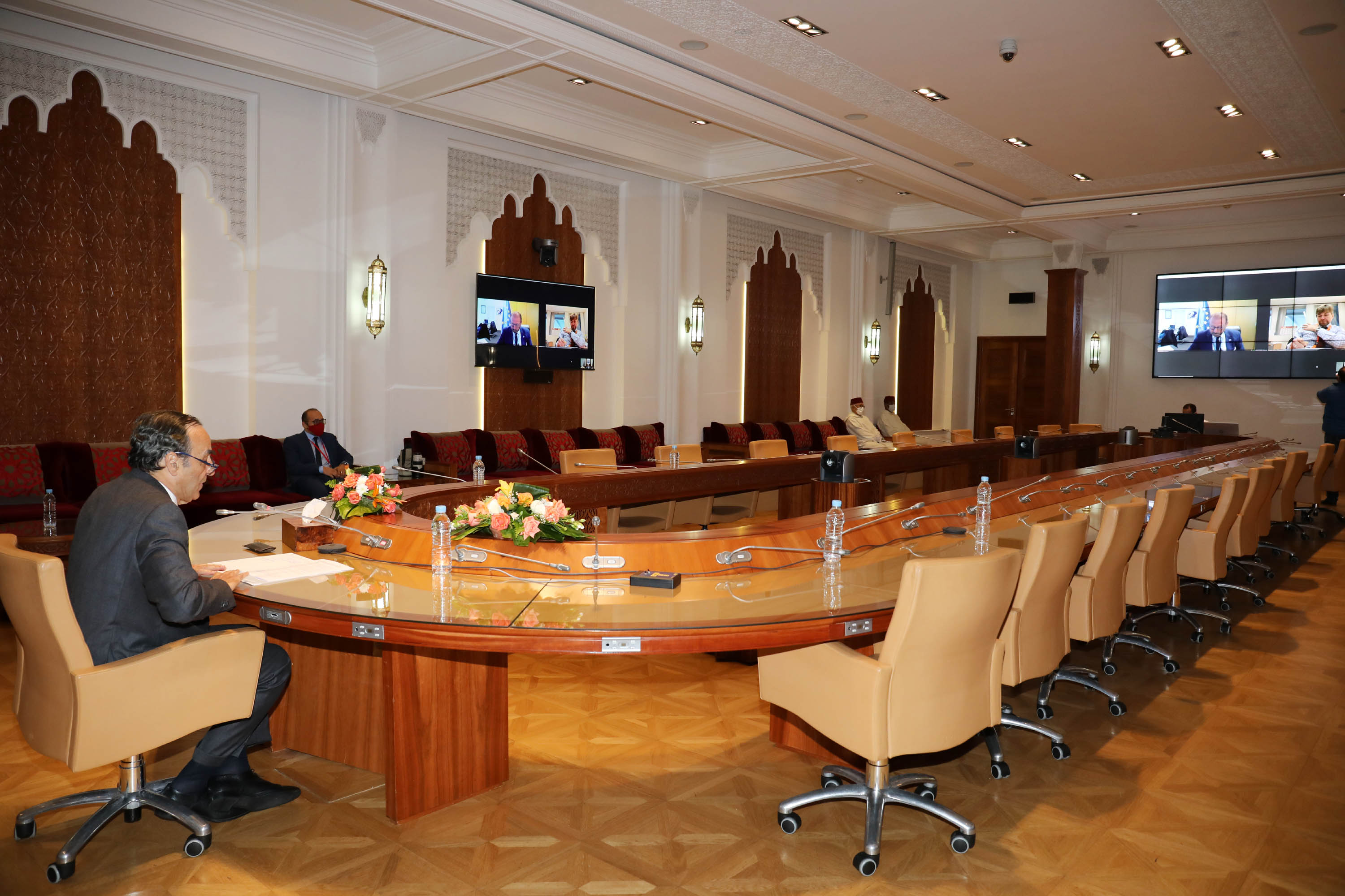 رئيس مجلس النواب ورئيس الجمعية البرلمانية لمجلس أوروبا يثمنان جودة العلاقات بين المؤسستين 