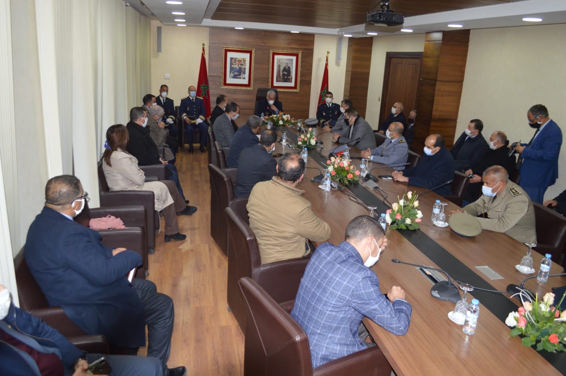 السيد عبدالغني الصبار عامل عمالة مكناس ينصب عدد من رجال السلطة الجدد