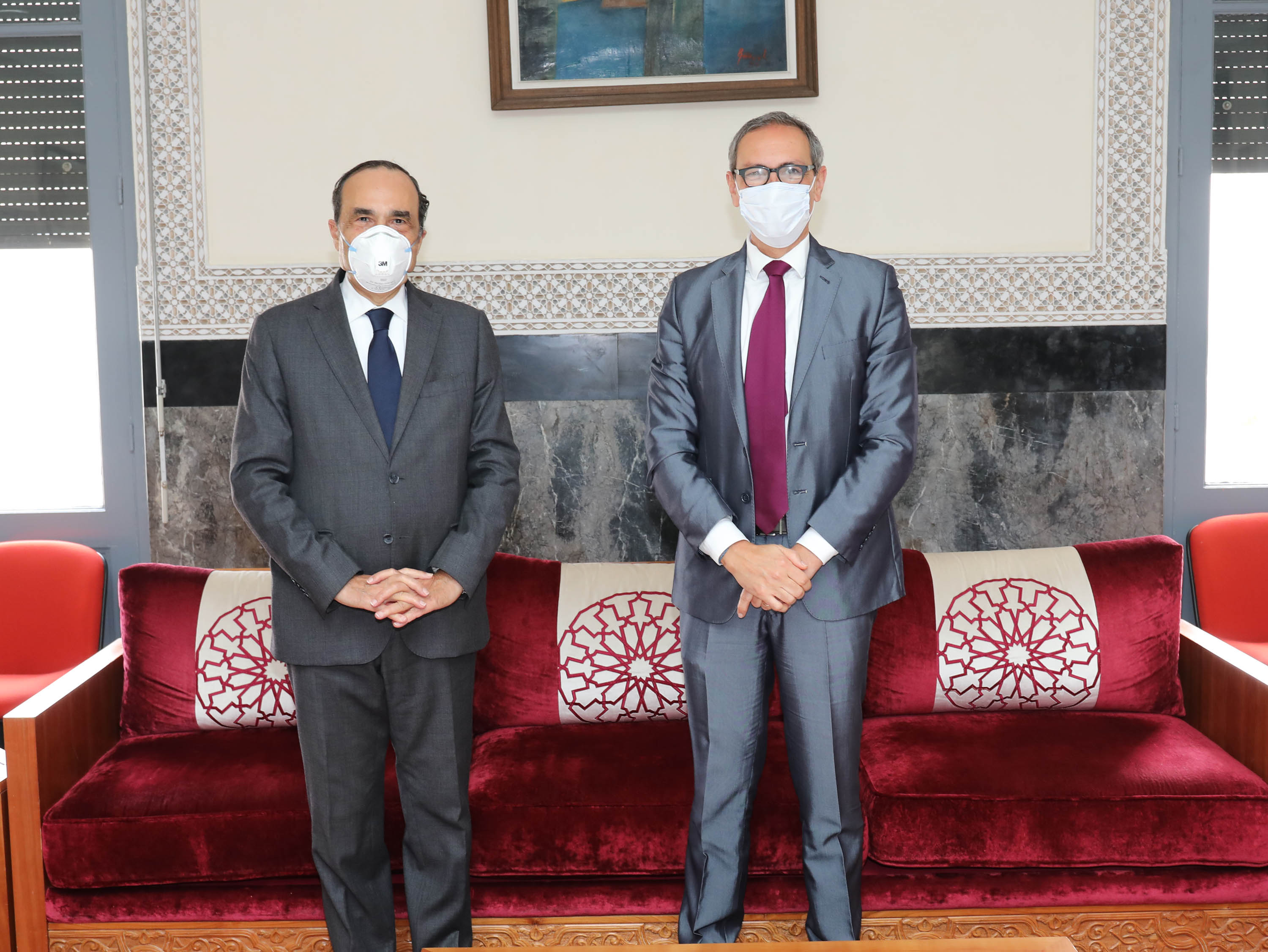 رئيس مجلس النواب يستقبل الممثل المقيم لصندوق الأمم المتحدة للسكان بالمغرب