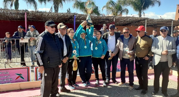 بطولة المغرب للسيدات للكرة الحديدية .. فوز الثلاثي لطيفة أوعبا وكريمة غريز-هاجر زاي 