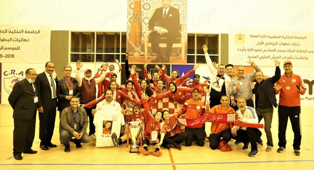 نهائي البطولة الوطنية لكرة السلة -إناثا (2018-2019): فريق الكوكب المراكشي يحرز اللقب عقب فوزه على فريق الجيش الملكي (70 -47 )