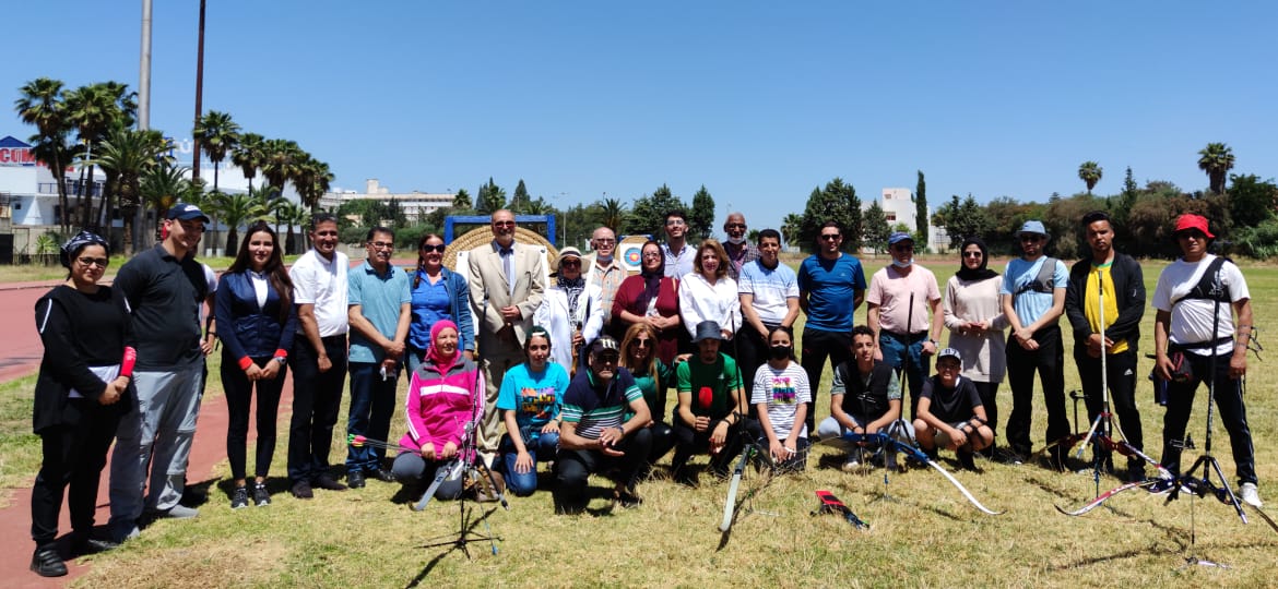 جمعية القوس الذهبي للرماية بالنبال والسهم ؛ تنظم تظاهرة رياضية بملعب 20غشت