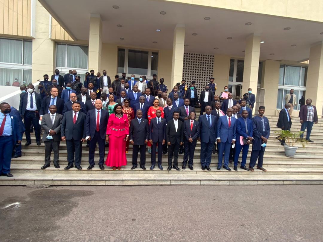 وفد برلماني أفريقي بقيادة المغرب  يطلع رئيس جمهورية الكونغو الديمقراطية والرئيس الحالي للاتحاد الإفريقي  على  الاختلالات التي يعرفها  البرلمان الأفريقي