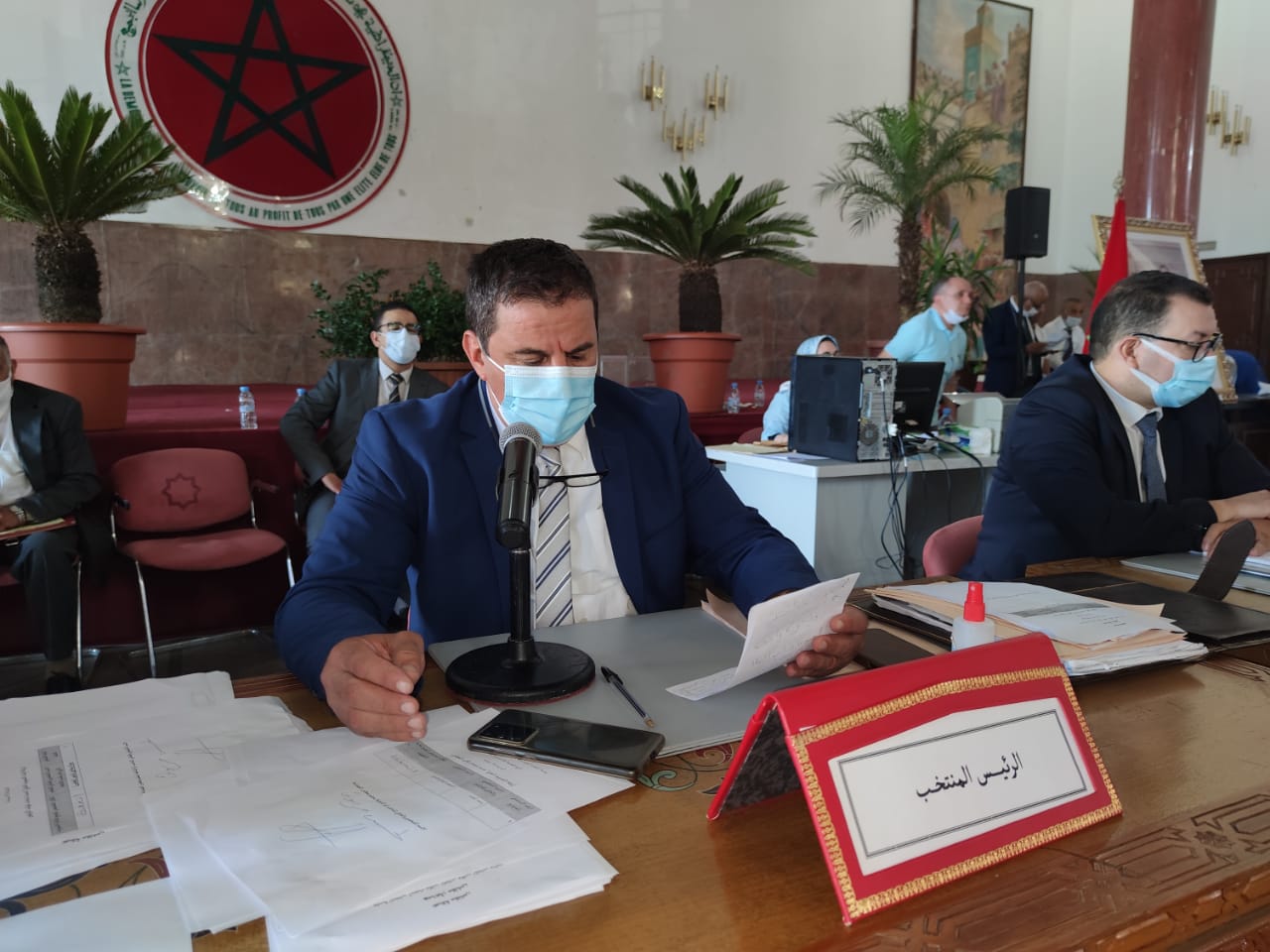 انتخاب الدكتور  جواد باحجي عن حزب التجمع الوطني للاحرار رئيسا جديدا لجماعة مكناس