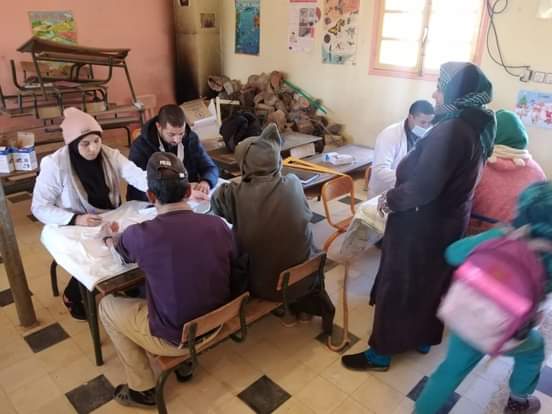 المندوبية الإقليمية لصحة بجرسيف تنظم قافلة طبية بجماعة راس لقصر... المندوبية الإقليمية لصحة بجرسيف تنظم قافلة طبية بجماعة راس لقصر...