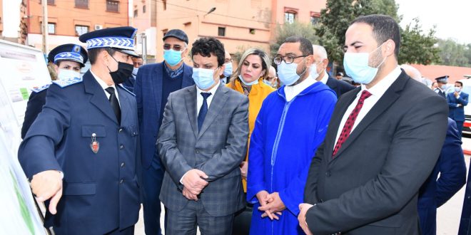 عامل إقليم الرحامنة يفتتح مصلحة حوادث السير بالدائرة الثانية بإبن جرير.