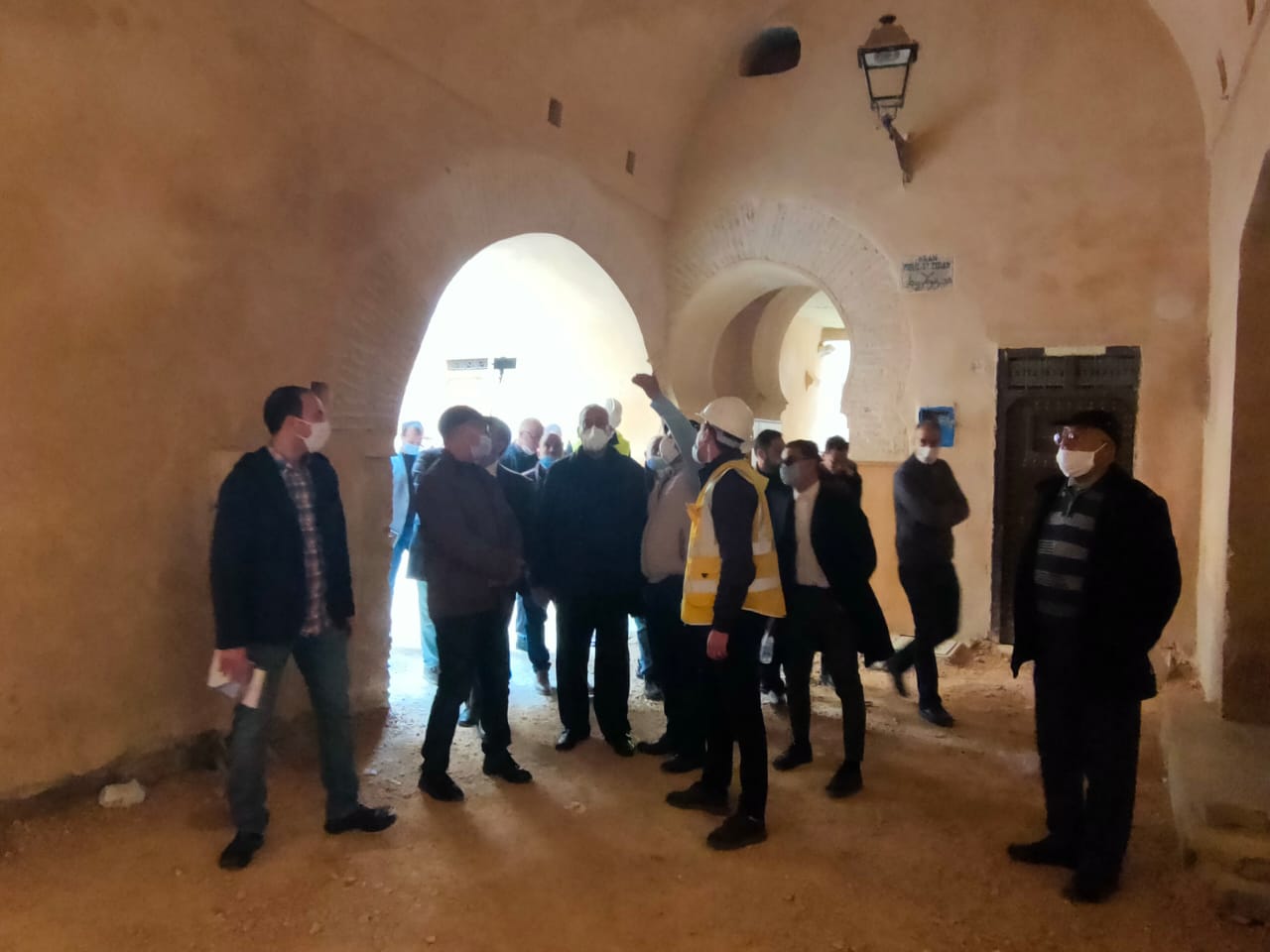 عامل عمالة مكناس في تفقد ميداني لمجموعة من أوراش تأهيل و تثمين المدينة العتيقة.