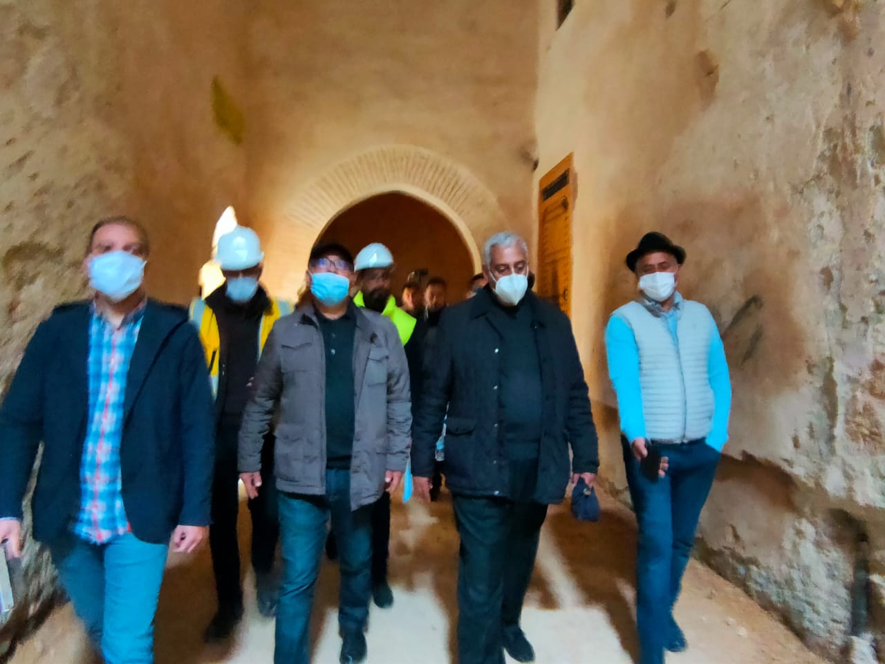 عامل عمالة مكناس في تفقد ميداني لمجموعة من أوراش تأهيل و تثمين المدينة العتيقة.