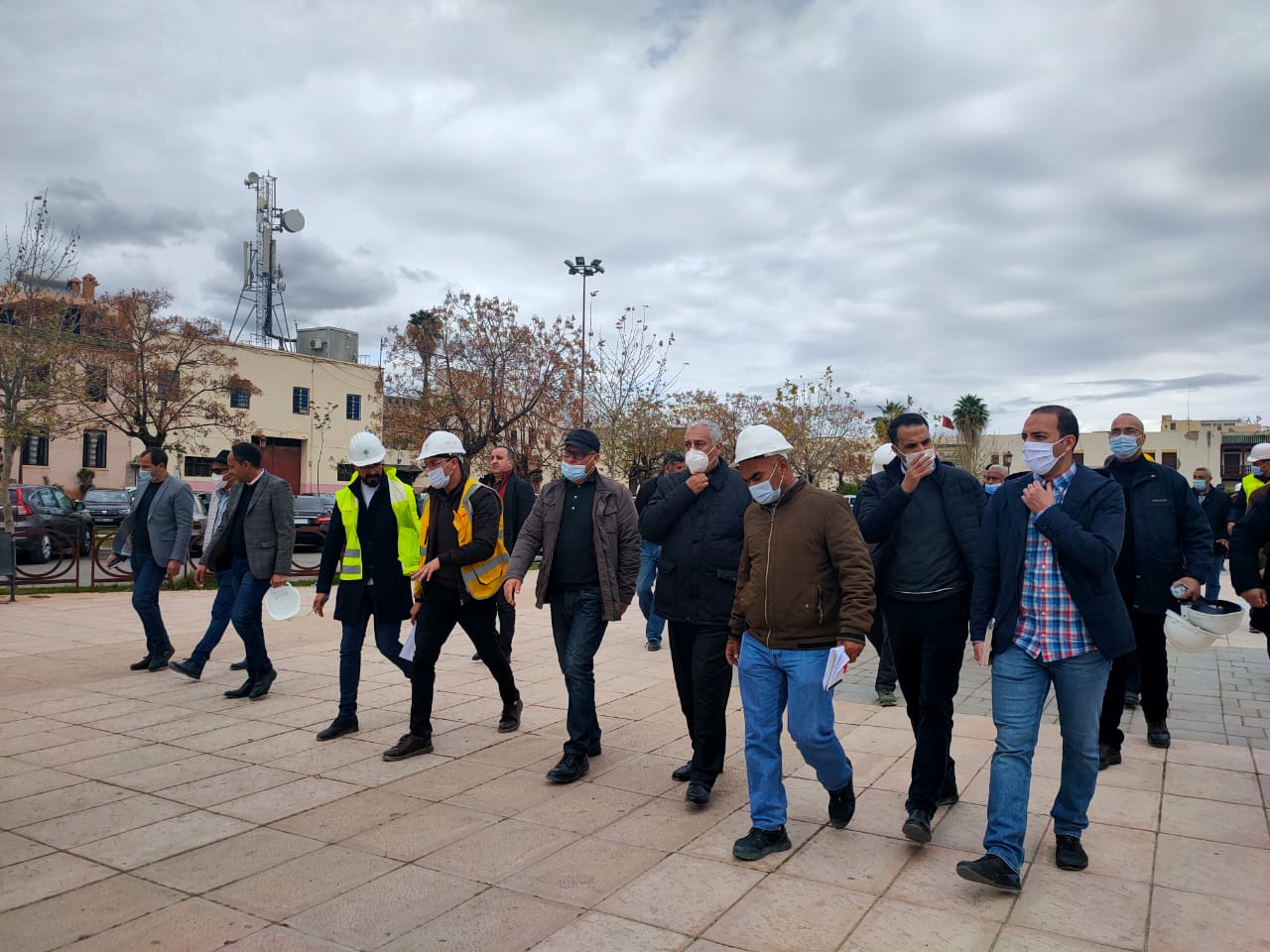 عامل عمالة مكناس في تفقد ميداني لمجموعة من أوراش تأهيل و تثمين المدينة العتيقة.