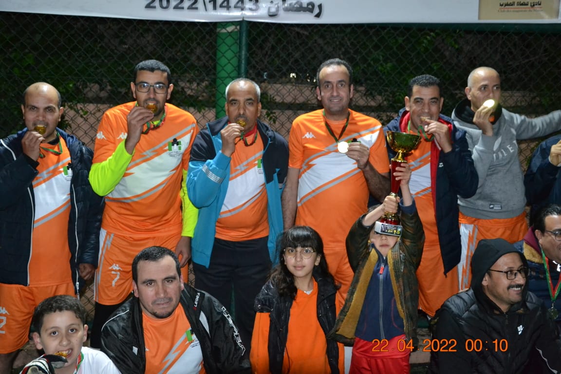 مكناس.. اختتام فعاليات الدوري الرمضاني لكرة القدم للمكتب الجهوي لنادي قضاة المغرب بمكناس 