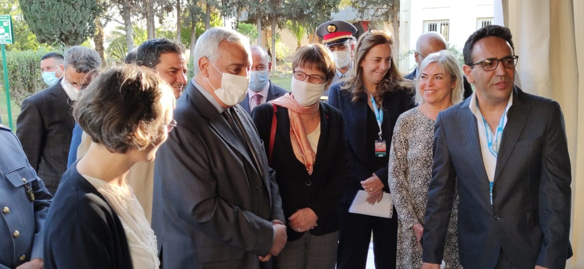 السيد عبدالغني الصبار عامل عمالة مكناس يشرف على افتتاح الدورة 20 للمهرجان الدولي الفيكام  .