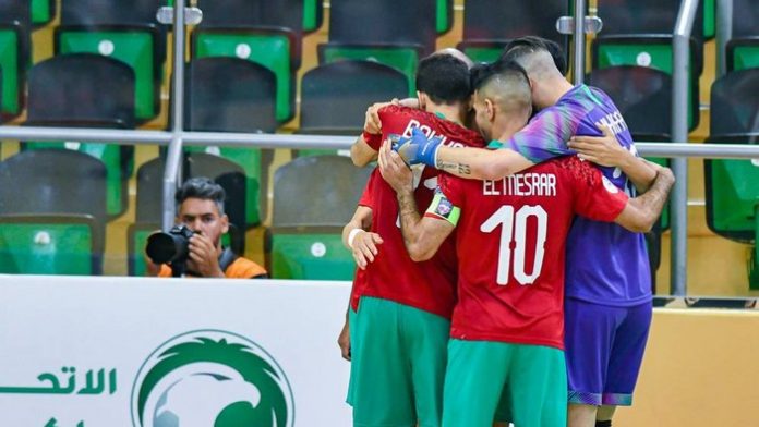 كأس العرب لـ »الفوتسال »..المغرب يتأهل إلى نصف النهاية بعد انتصاره على ليبيا