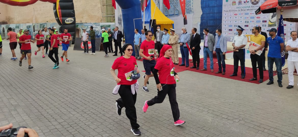 نجاح النسخة السابعة من فعاليات نصف ماراطون مكناس الدولي نجاح النسخة السابعة من فعاليات نصف ماراطون مكناس الدولي