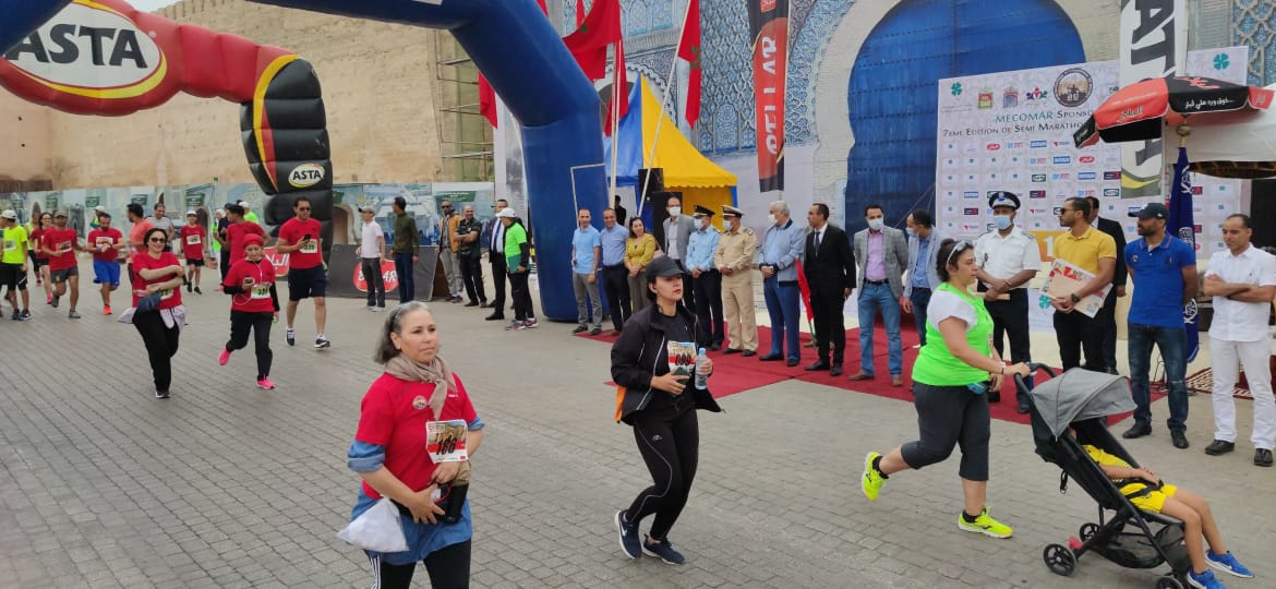 نجاح النسخة السابعة من فعاليات نصف ماراطون مكناس الدولي نجاح النسخة السابعة من فعاليات نصف ماراطون مكناس الدولي