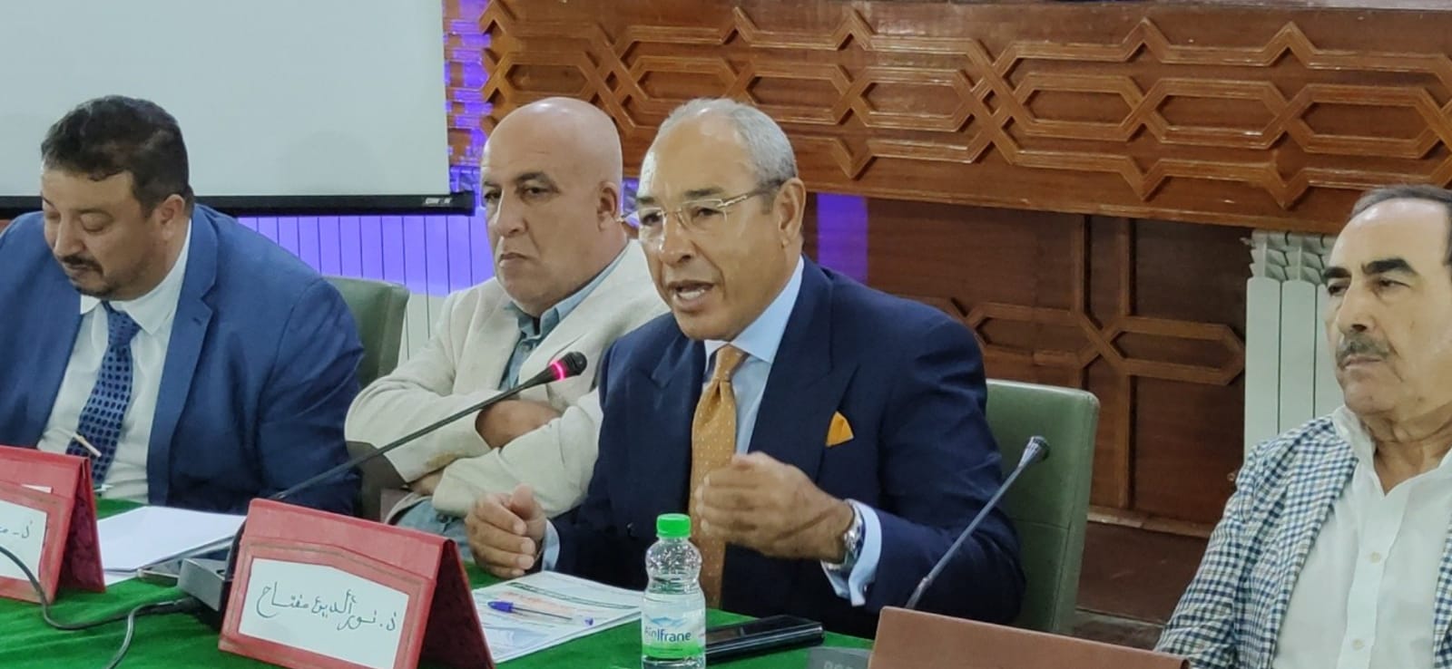 الفيدرالية المغربية لناشري الصحف بجهة فاس مكناس تنظم لقاءا دراسيا وتحتفي بالدكتور نورالدين مفتاح الفيدرالية المغربية لناشري الصحف بجهة فاس مكناس تنظم لقاءا دراسيا وتحتفي بالدكتور نورالدين مفتاح