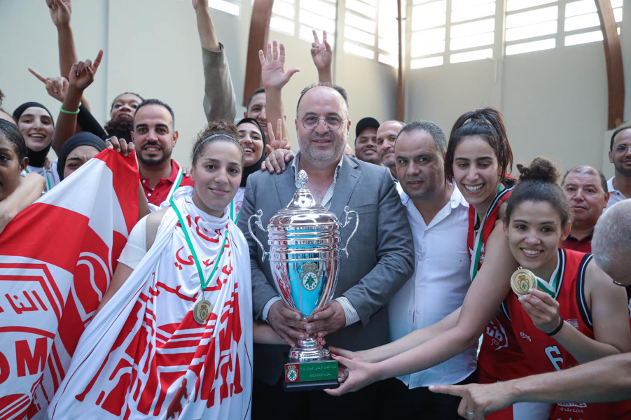 سيدات فريق النادي الرياضي المكناسي يتوجن بلقب بطولة القسم الممتاز لكرة السلة