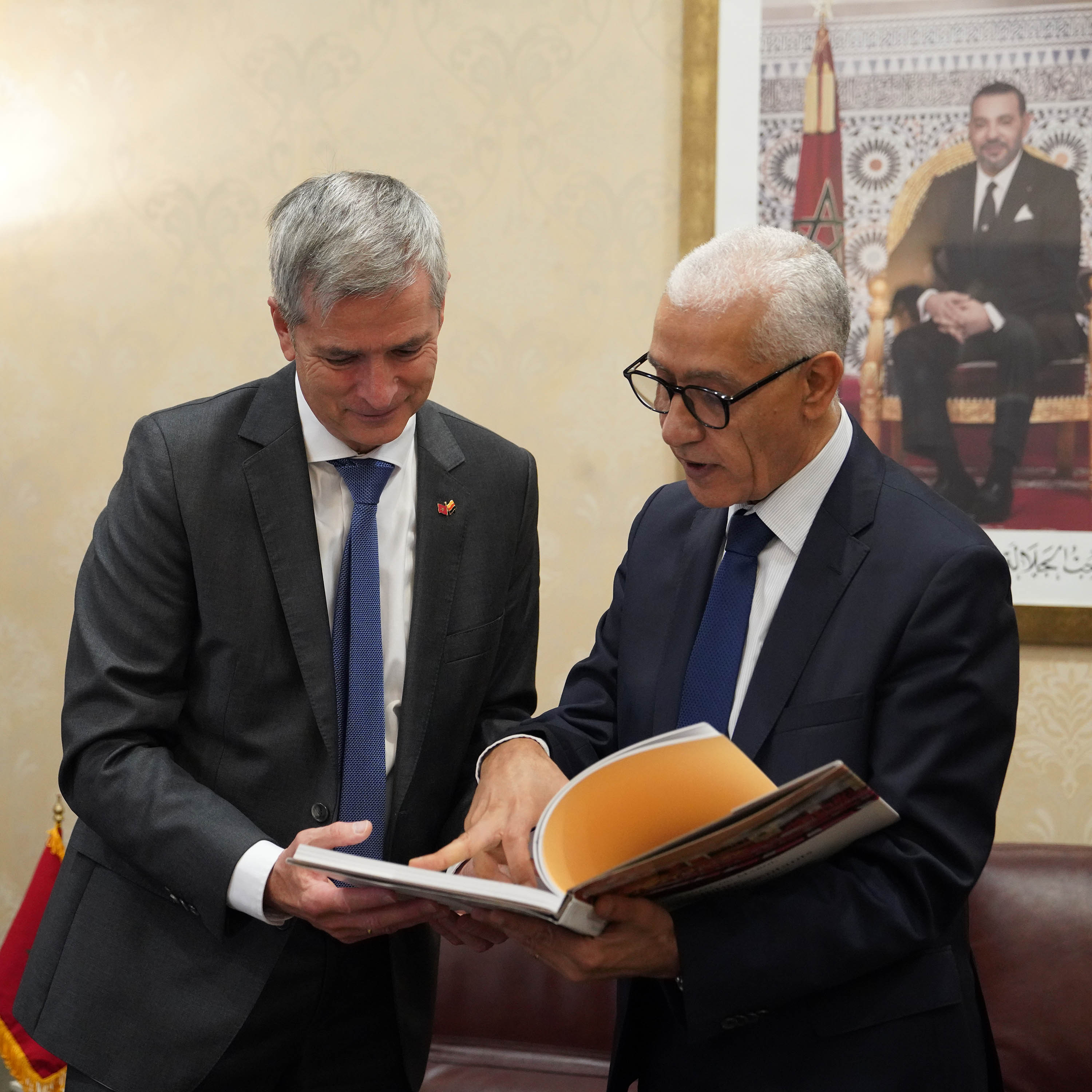 استقبال رئيس مجلس النواب لسفير ألمانيا…دينامية جديدة في العلاقات البرلمانية تكريسا للتكامل والتنسيق الدائم الثنائي والمتعدد الأطراف