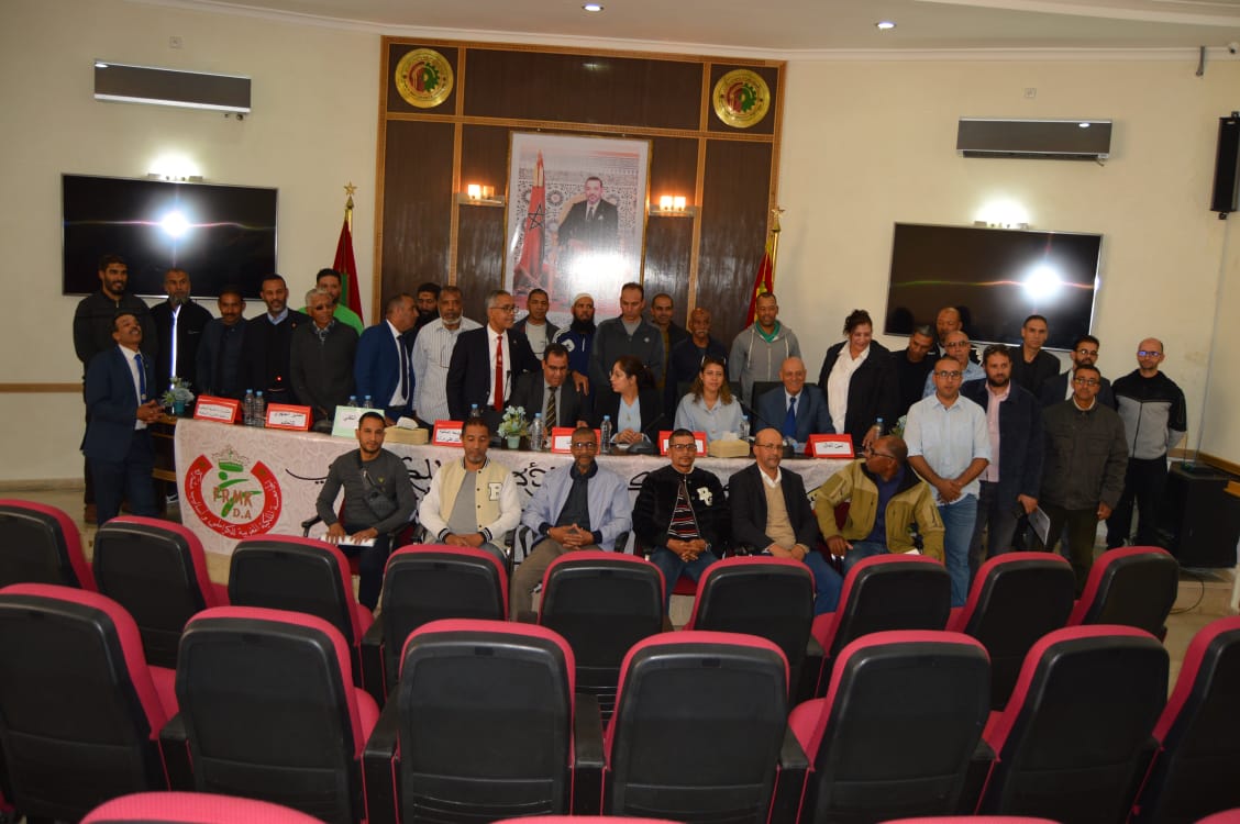 الجمع العام السنوي العادي للموسم الريا ضي   2022 /2021     : لعصبة مكناس الأطلس للكراطي وأساليب مشتركة. صباح يوم 2أكتوبر 2022م بمقر غرفة التجارة والصناعة والخدمات لجهة فاس مكناس