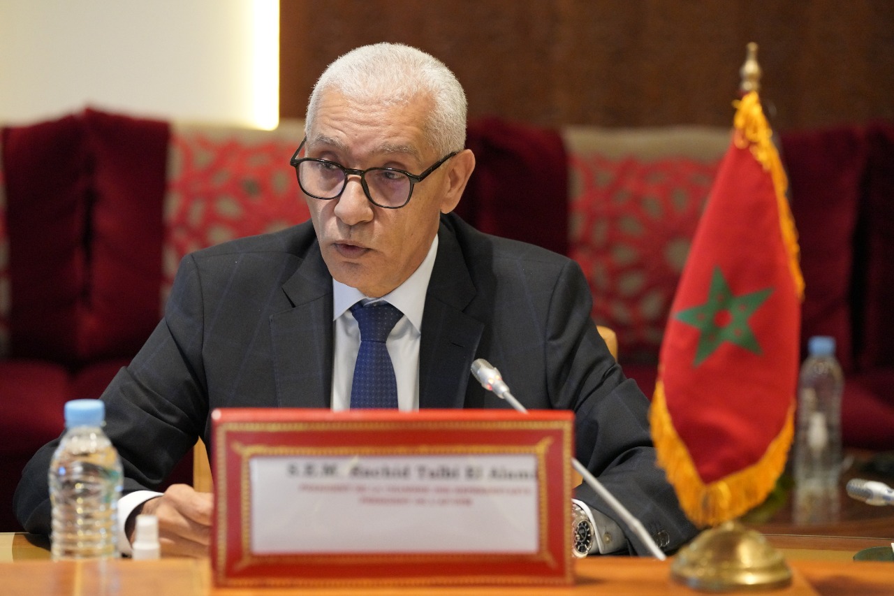 كلمة السيد راشيد الطالبي العلمي رئيس مجلس النواب، رئيس الجمعية البرلمانية للاتحاد من أجل المتوسط في اجتماع مكتب الجمعية كلمة السيد راشيد الطالبي العلمي رئيس مجلس النواب، رئيس الجمعية البرلمانية للاتحاد من أجل المتوسط في اجتماع مكتب الجمعية