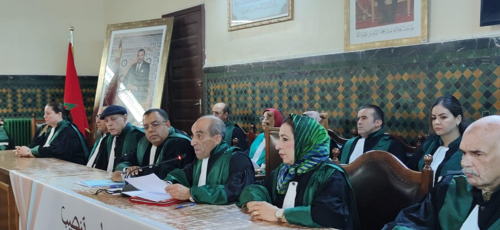 عبد الغني الشاغ رئيسا جديدا للمحكمة الابتدائية بمكناس خلفا ل -أمحمد الكرمة- الذي عين رئيسا أولا بمحكمة الاستئناف بوجدة عبد الغني الشاغ رئيسا جديدا للمحكمة الابتدائية بمكناس خلفا ل -أمحمد الكرمة- الذي عين رئيسا أولا بمحكمة الاستئناف بوجدة