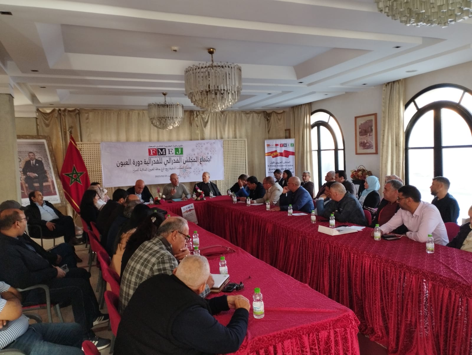 الجوار الطبيعي للعلاقات المغربية الاسبانية محور ندوة بالعيون من تنظيم الفدرالية المغربية لناشري الصحف الجوار الطبيعي للعلاقات المغربية الاسبانية محور ندوة بالعيون من تنظيم الفدرالية المغربية لناشري الصحف