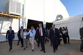 مكناس .. صديقي يطلع على تقدم أشغال تجهيز موقع احتضان الدورة الـ 15 من الملتقى الدولي للفلاحة بالمغرب مكناس .. صديقي يطلع على تقدم أشغال تجهيز موقع احتضان الدورة الـ 15 من الملتقى الدولي للفلاحة بالمغرب