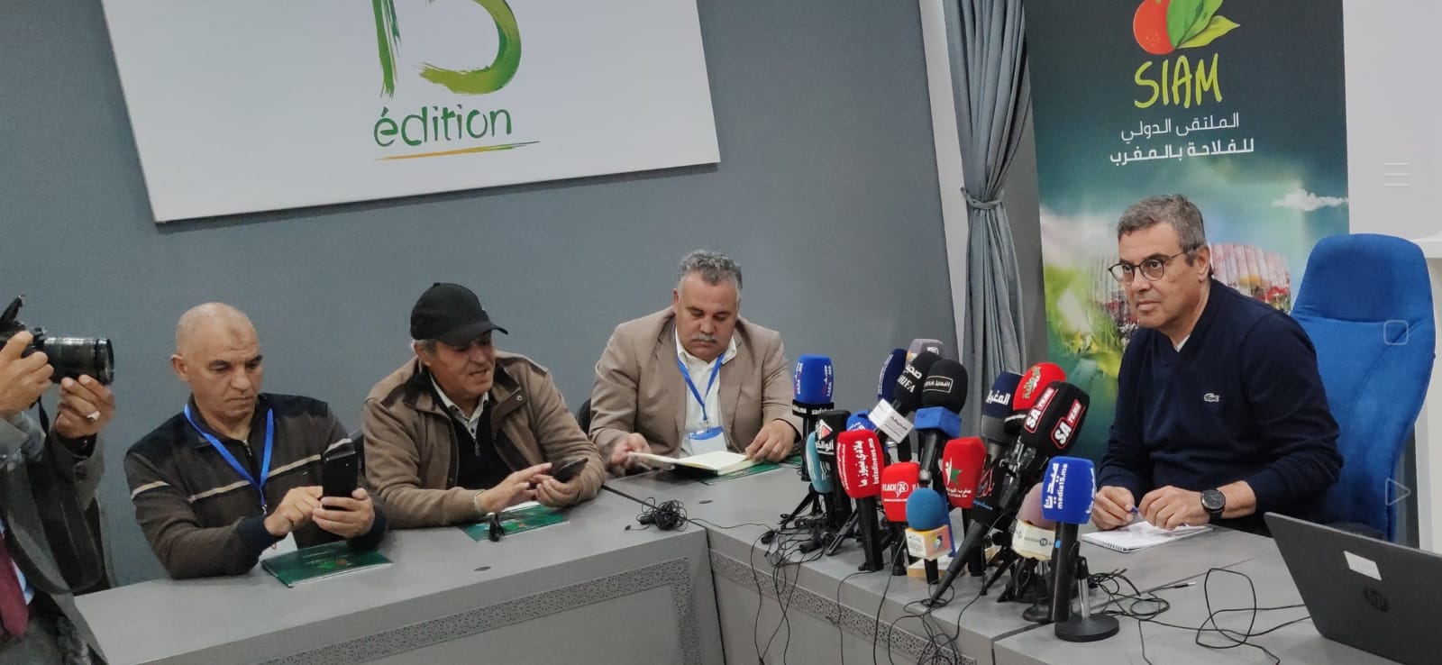 جواد الشامي يؤكد ان الدورة ال 15 من الملتقى الدولي للفلاحة ستكون ناجحة بكل المقاييس جواد الشامي يؤكد ان الدورة ال 15 من الملتقى الدولي للفلاحة ستكون ناجحة بكل المقاييس