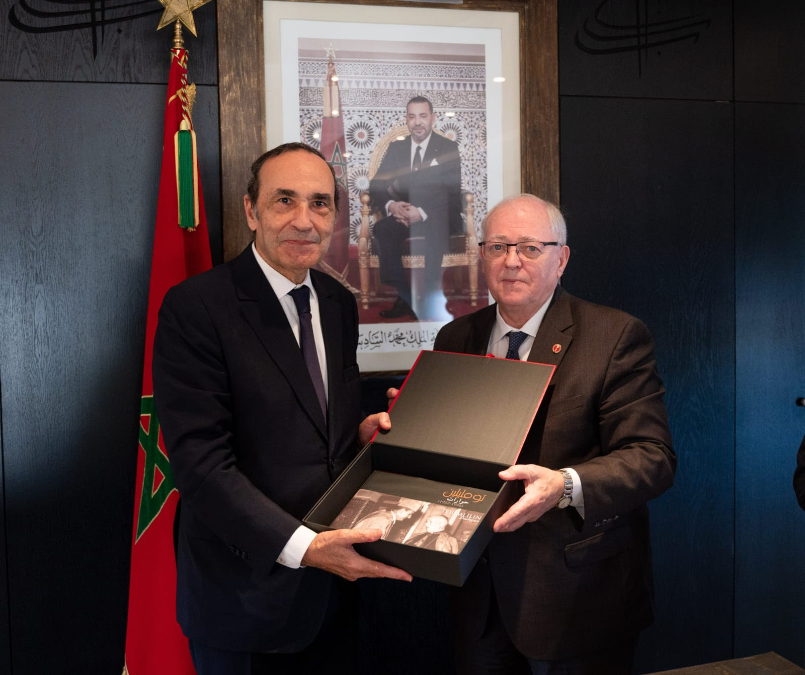 زيارة رئيس مجلس الشيوخ الكندي والوفد المُرافق له للمجلس الأعلى للتربية والتكوين والبحث العلمي