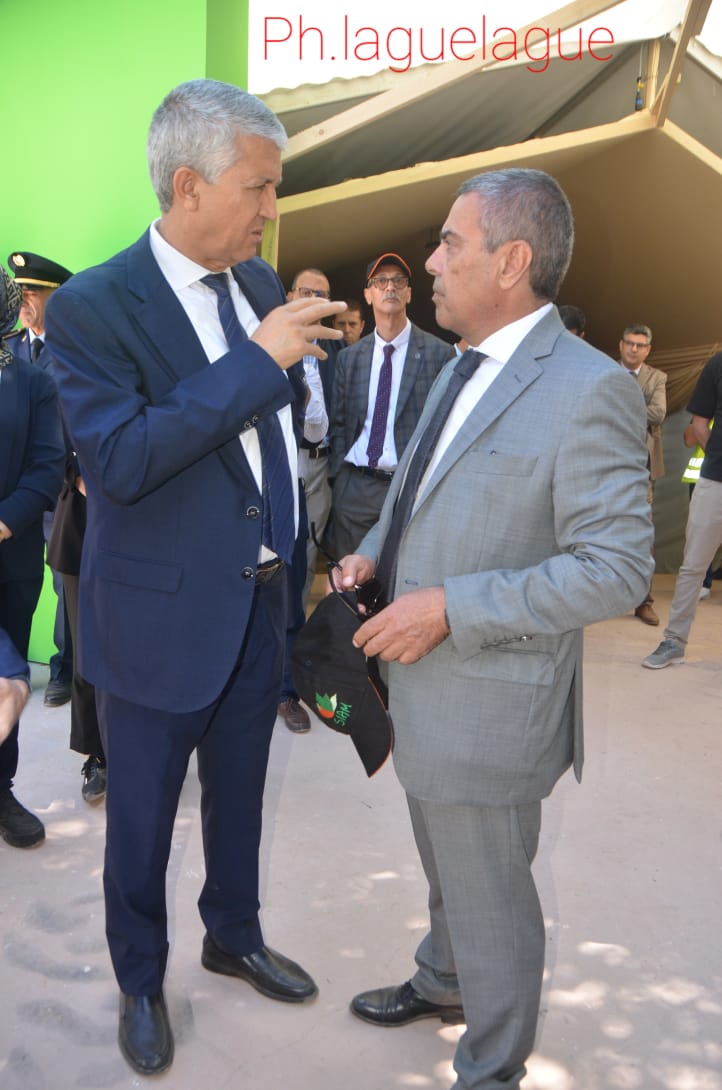 وزير الفلاحة ومسؤولين يتفقدون أشغال المعرض الدولي للفلاحة بمكناس وزير الفلاحة ومسؤولين يتفقدون أشغال المعرض الدولي للفلاحة بمكناس