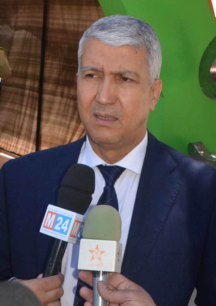 وزير الفلاحة ومسؤولين يتفقدون أشغال المعرض الدولي للفلاحة بمكناس وزير الفلاحة ومسؤولين يتفقدون أشغال المعرض الدولي للفلاحة بمكناس