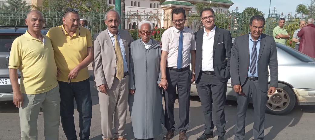 مكناس تودع  أحد رجالاتها  الابرار  الى متواه الأخير باسيدي لحلو  أول مؤسس  للنادي الرياضي المكناسي