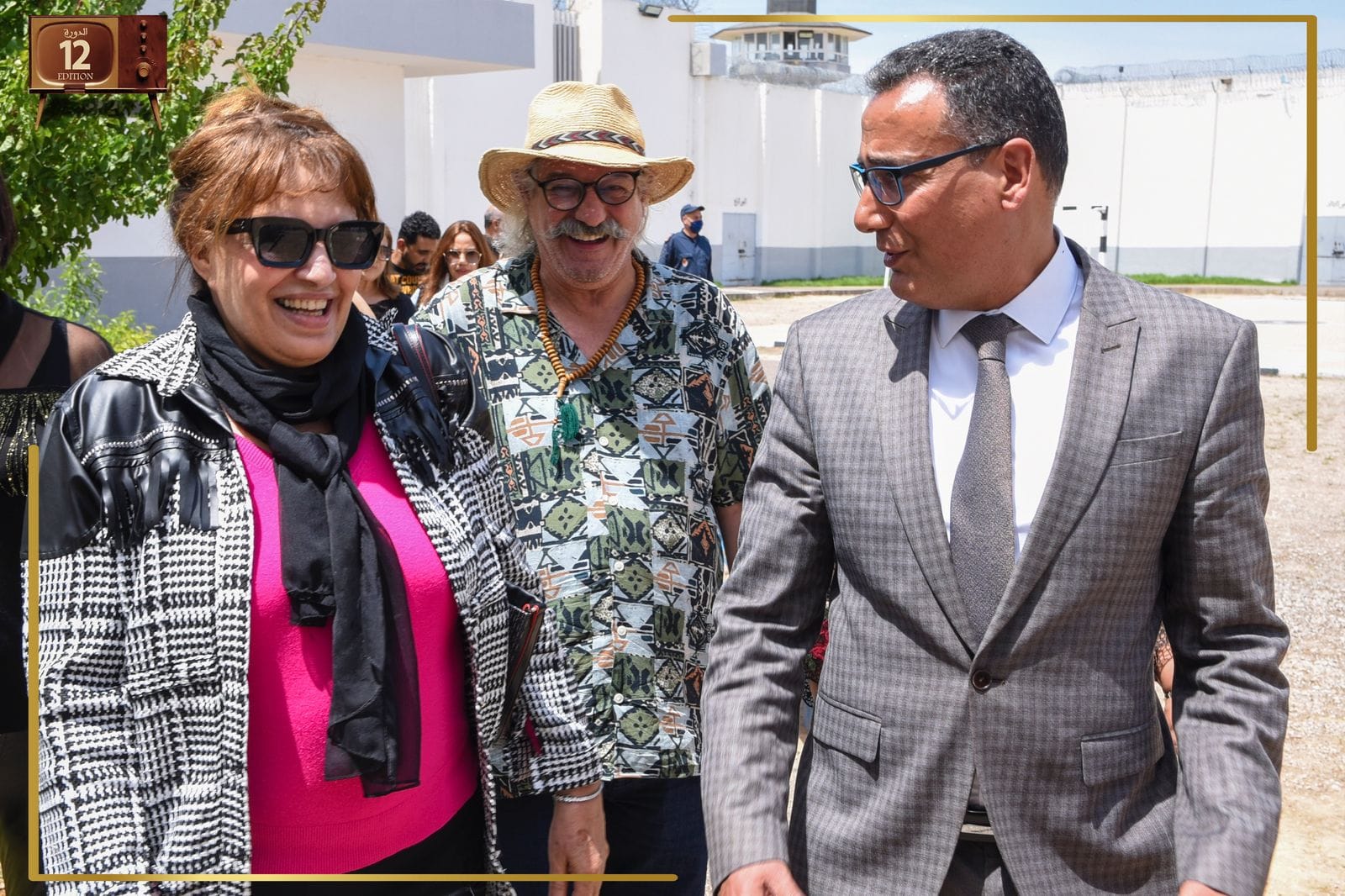 الفنانين والفنانات ضيوف مهرجان مكناس للدراما التلفزية في دورته الثانية عشر  بزيارة لسجن تولال1