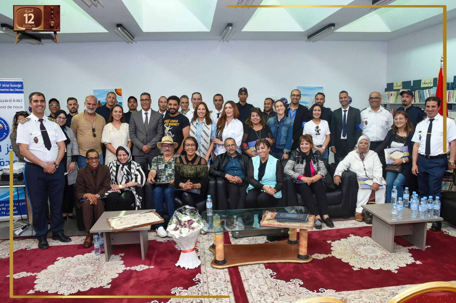 الفنانين والفنانات ضيوف مهرجان مكناس للدراما التلفزية في دورته الثانية عشر  بزيارة لسجن تولال1
