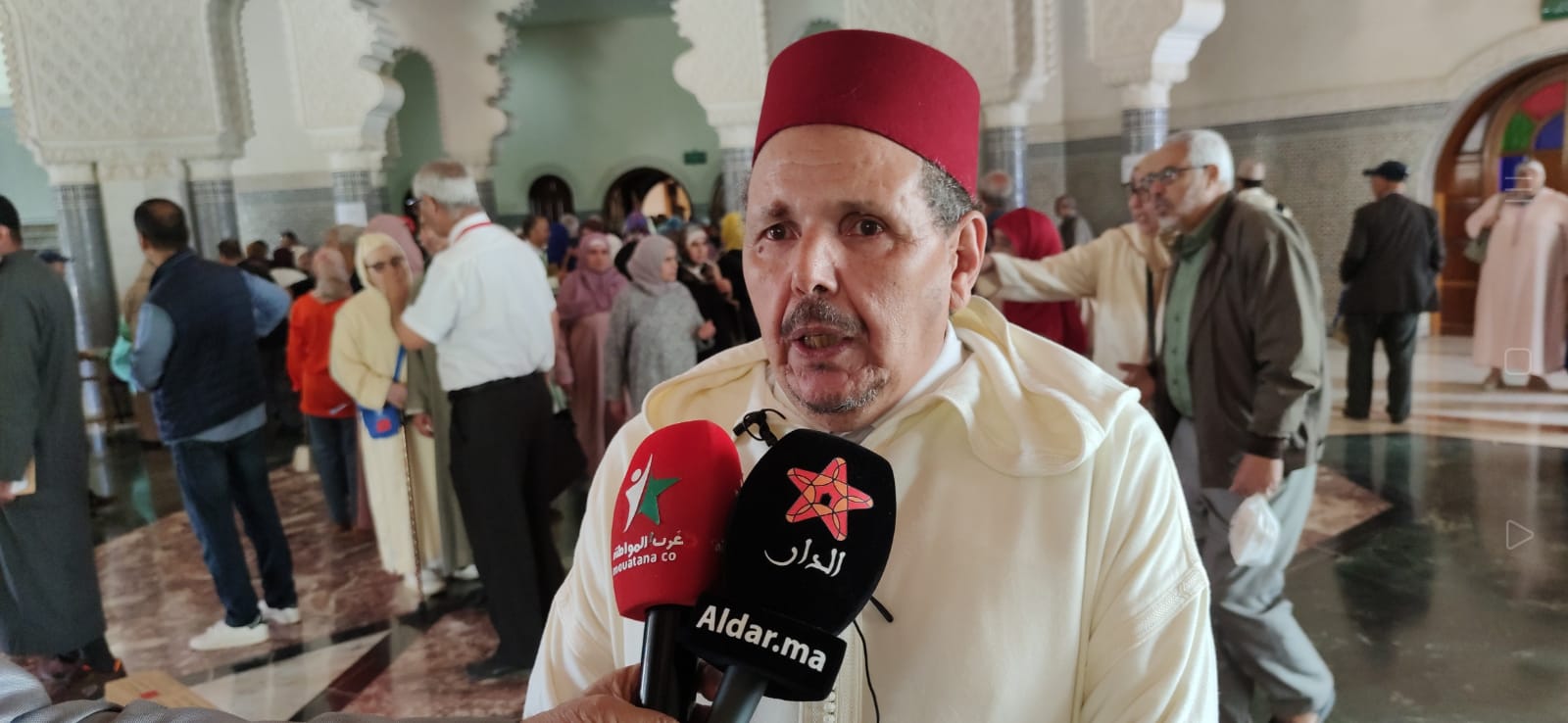 السيد عبد الغني الصبار عامل عمالة مكناس يترأس حفل توديع أول فوج حجاج بيت الله الحرام