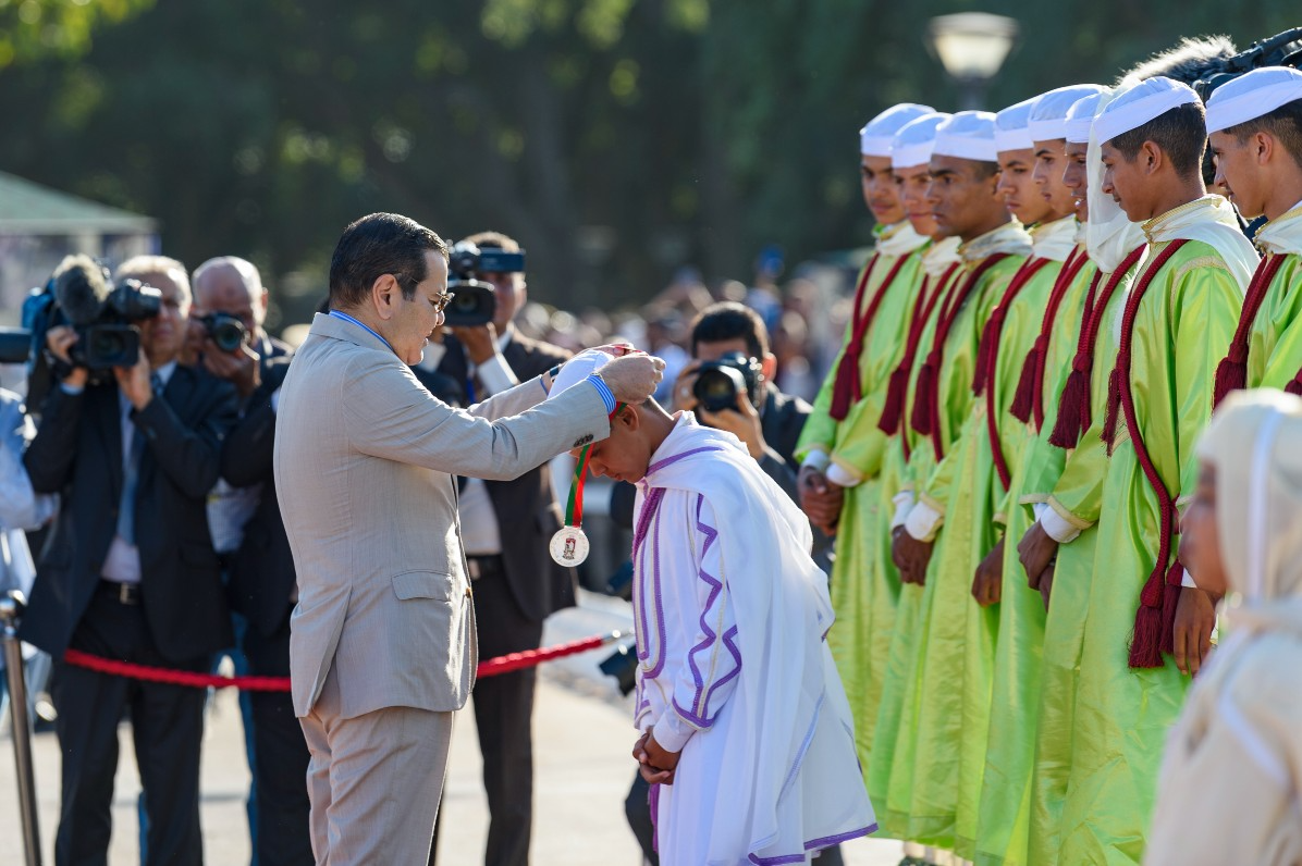 صاحب السمو الملكي الأمير مولاي رشيد يترأس حفل تسليم جائزة الحسن الثاني لفنون الفروسية التقليدية (التبوريدة) في دورتها الثانية والعشرين