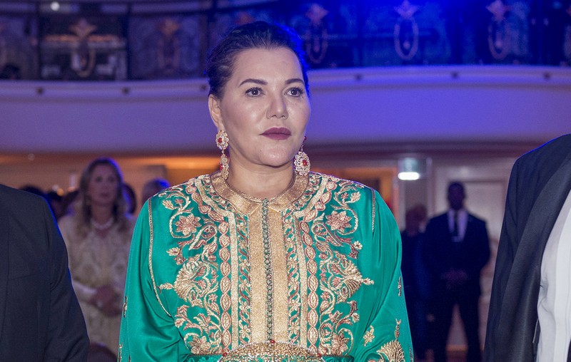 صاحبة السمو الملكي الأميرة للا حسناء تتباحث مع الأمير ألبير الثاني أمير موناكو