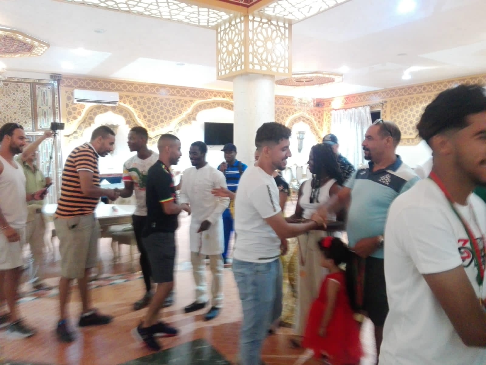 حفل تتويج فريق كرة القدم حفل تتويج فريق كرة القدم