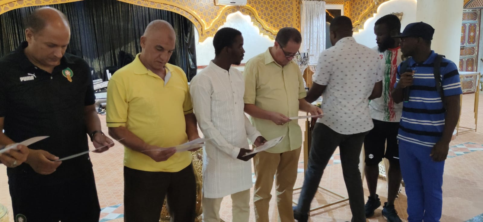 حفل تتويج فريق كرة القدم حفل تتويج فريق كرة القدم