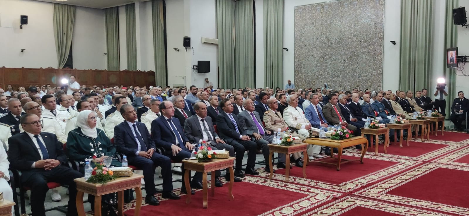 عامل عمالة مكناس يترأس مراسيم الانصات للخطاب الملكي بمناسبة الذكرى الـ 24 لعيد العرش المجيد