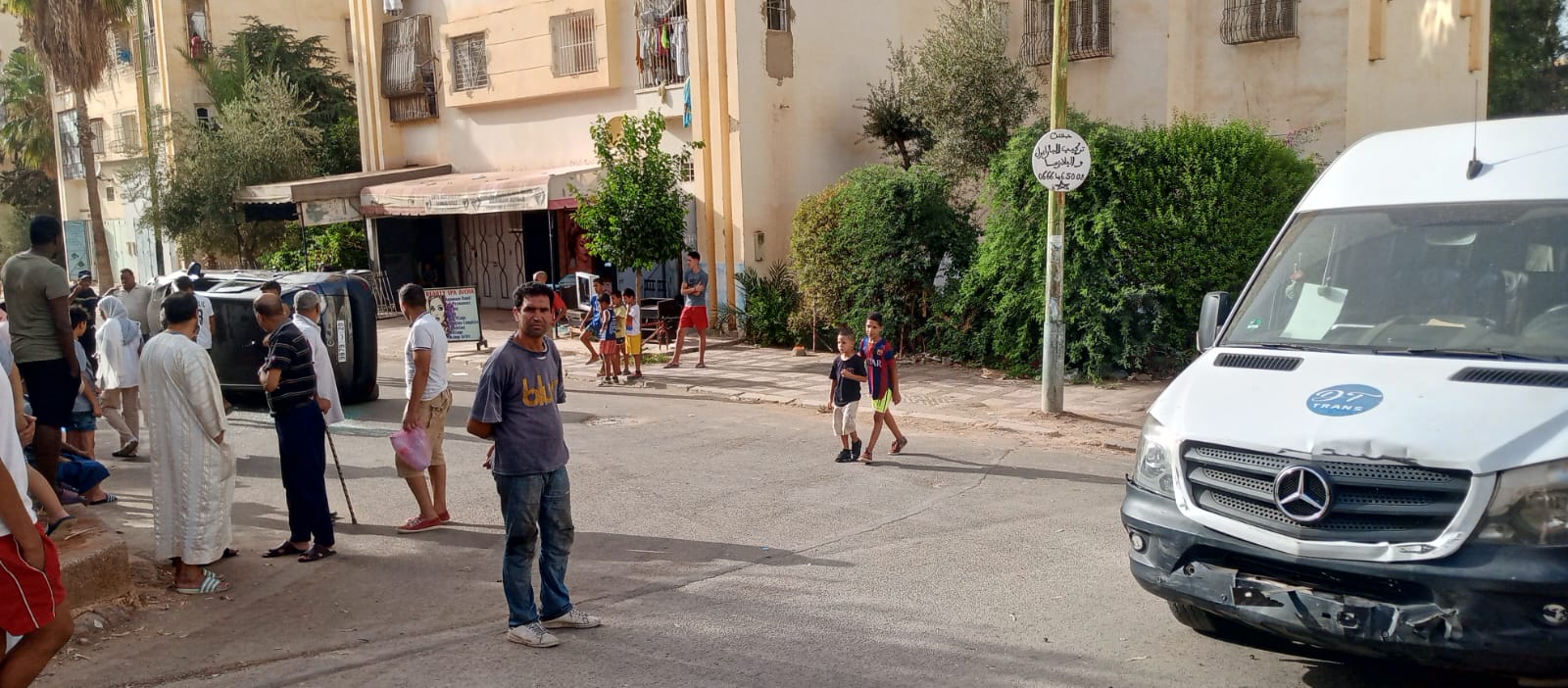 مكناس حادثة سير خطيرة بحي المنصور