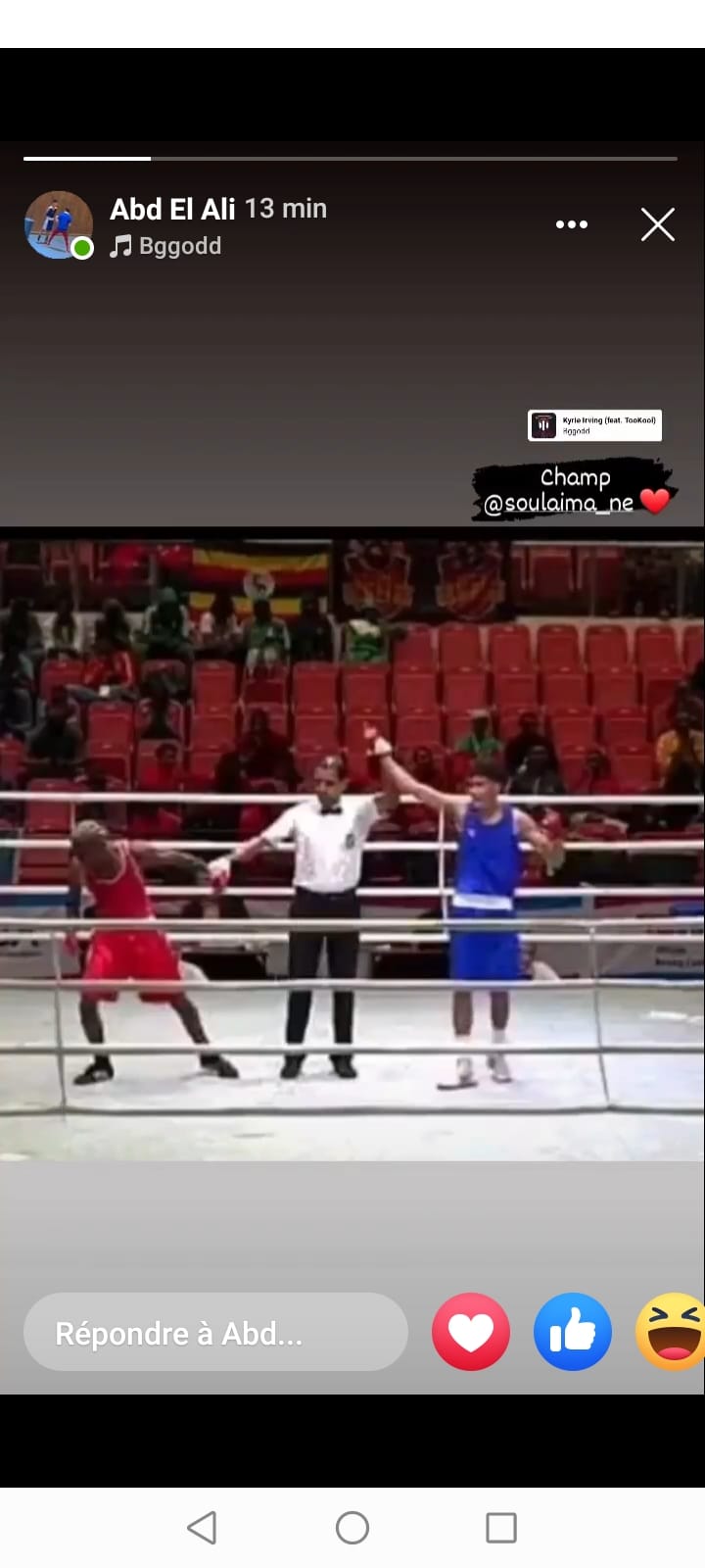 مكناس: ابن حي الزيتون سليمان السمغولي يعود بميداليتين ذهبيتين من بطولة العرب وإفريقيا في رياضة الملاكمة. مكناس: ابن حي الزيتون سليمان السمغولي يعود بميداليتين ذهبيتين من بطولة العرب وإفريقيا في رياضة الملاكمة.