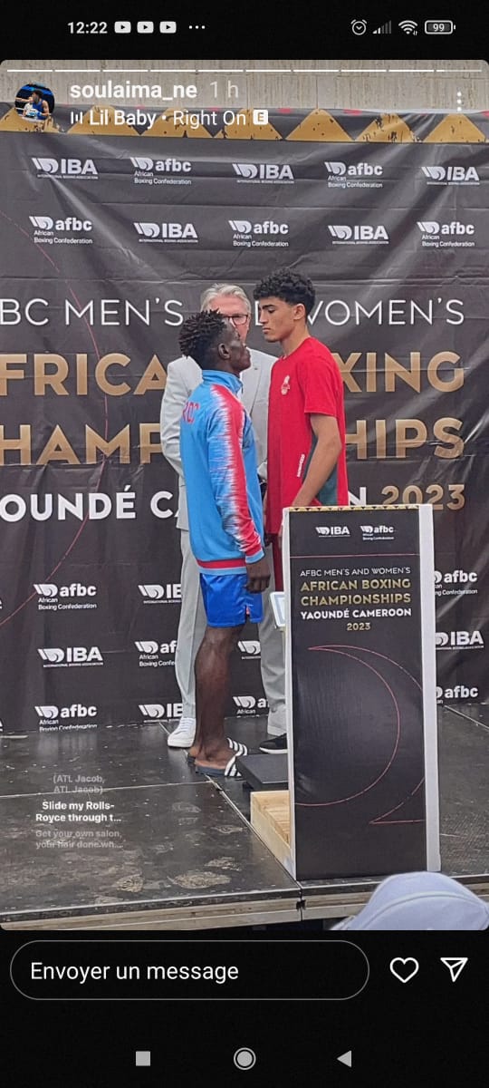 مكناس: ابن حي الزيتون سليمان السمغولي يعود بميداليتين ذهبيتين من بطولة العرب وإفريقيا في رياضة الملاكمة. مكناس: ابن حي الزيتون سليمان السمغولي يعود بميداليتين ذهبيتين من بطولة العرب وإفريقيا في رياضة الملاكمة.